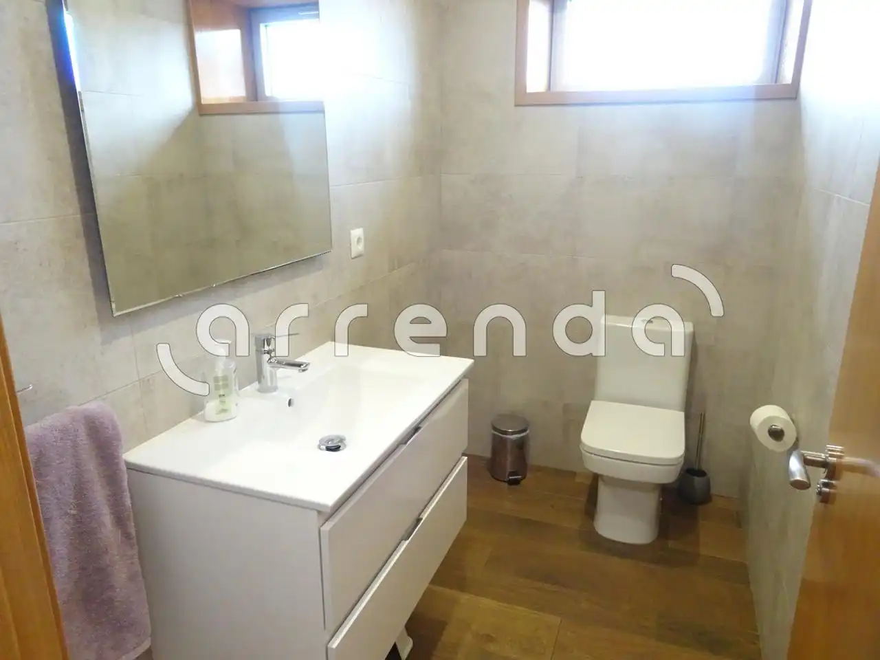 Bany de Casa o xalet de lloguer en Piélagos amb Jardí privat, Piscina i Moblat