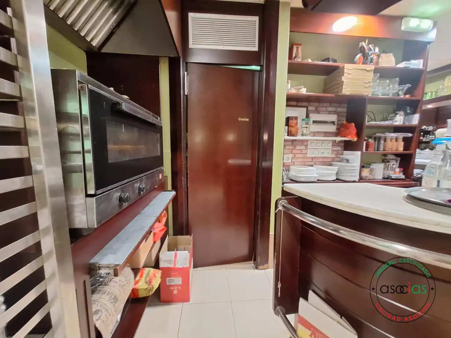 Cocina de Local en venta en Gijón  con Aire acondicionado