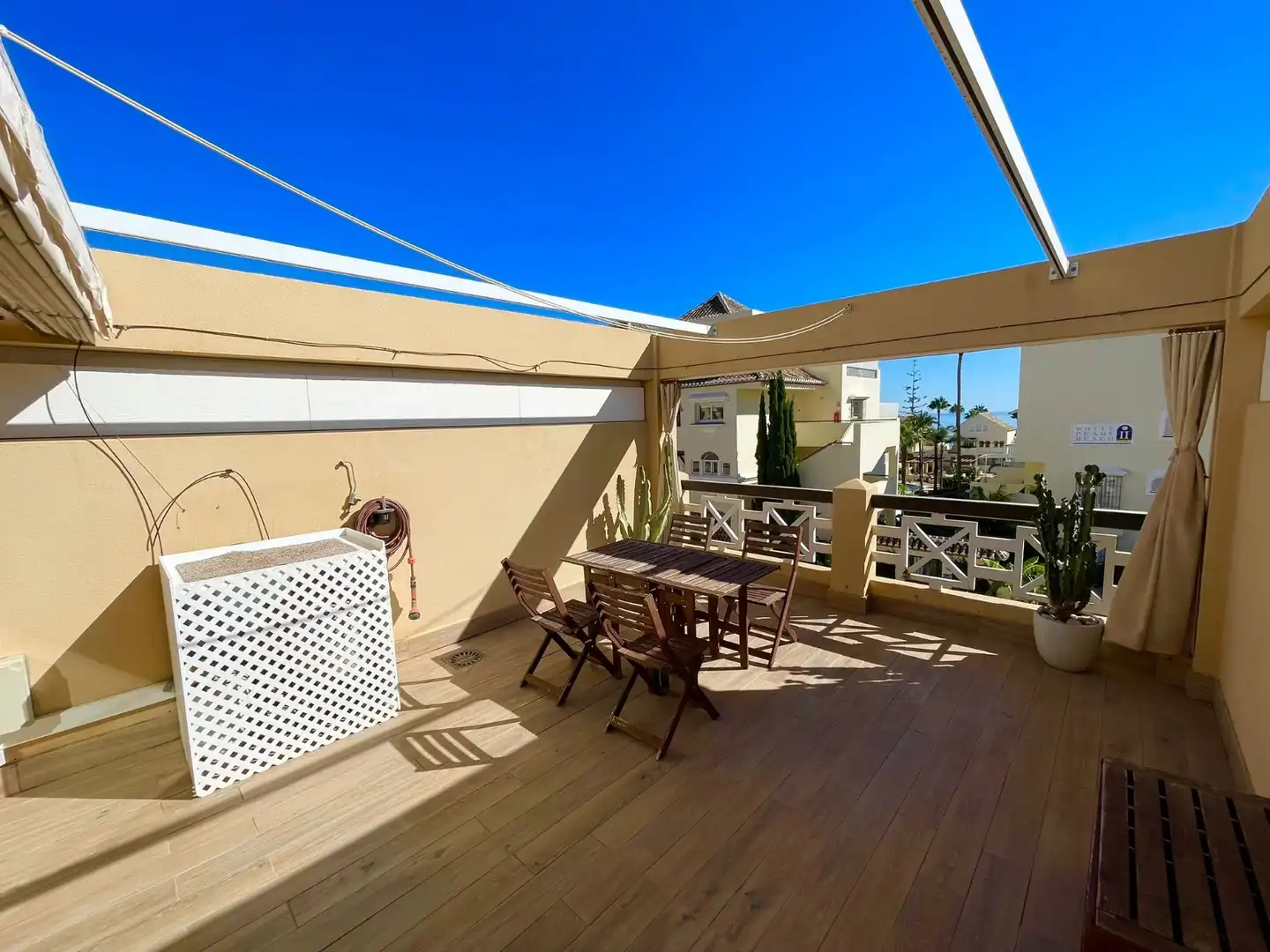 Terraza de Dúplex de alquiler en Marbella con Aire acondicionado, Terraza y Amueblado