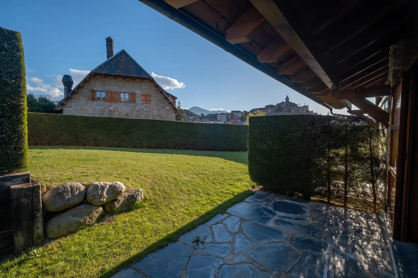 Jardí de Casa adosada de lloguer en Bellver de Cerdanya amb Calefacció, Parquet i Terrassa