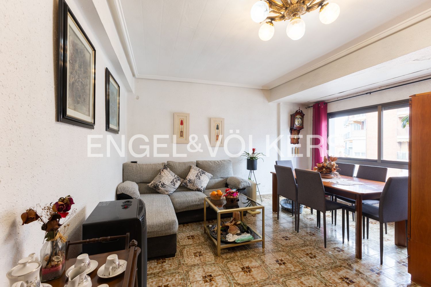 Living room of Flat for sale in  Valencia Capital  with Heating