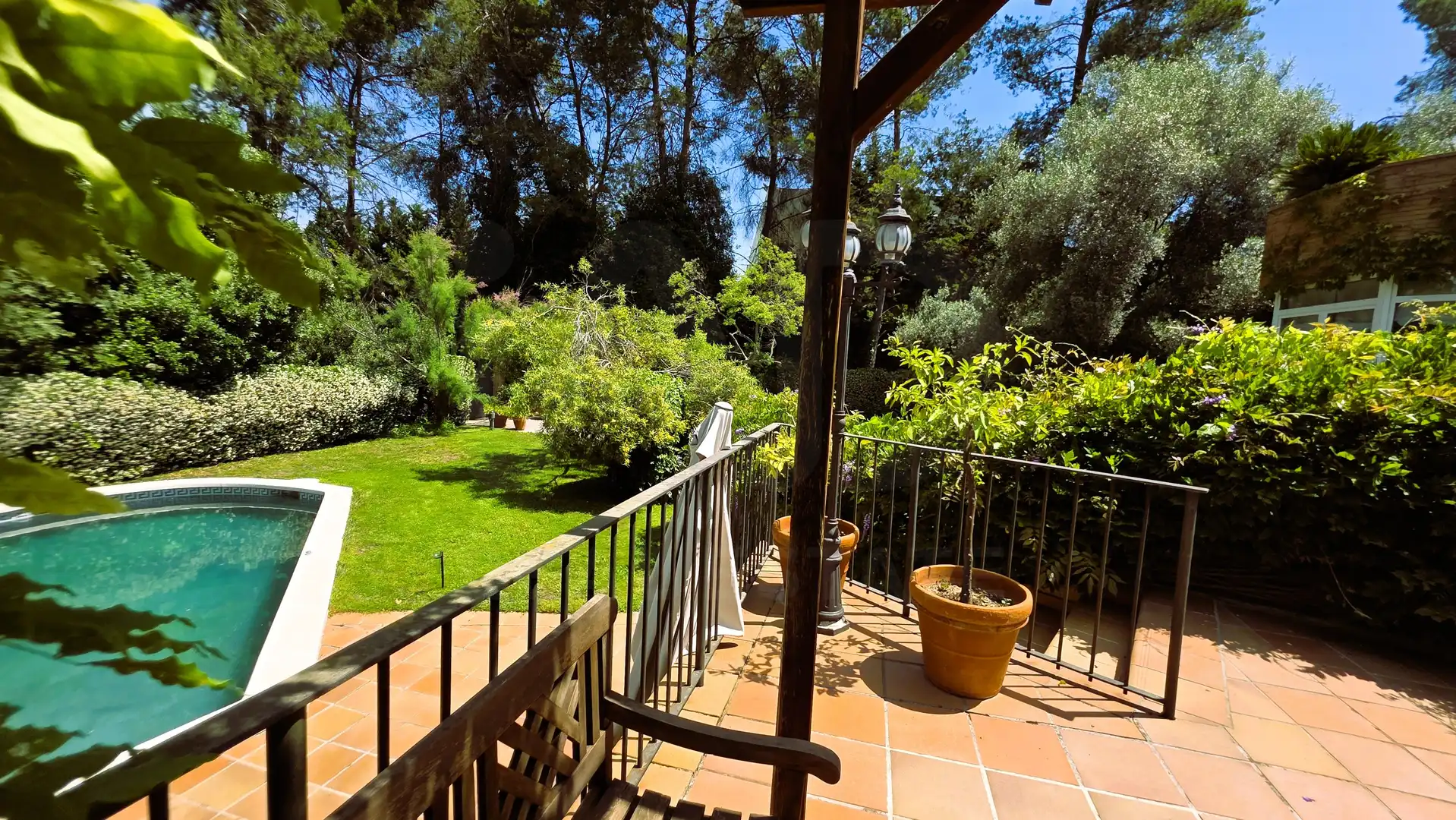 Jardí de Casa o xalet en venda en Sant Cugat del Vallès amb Aire condicionat, Calefacció i Terrassa