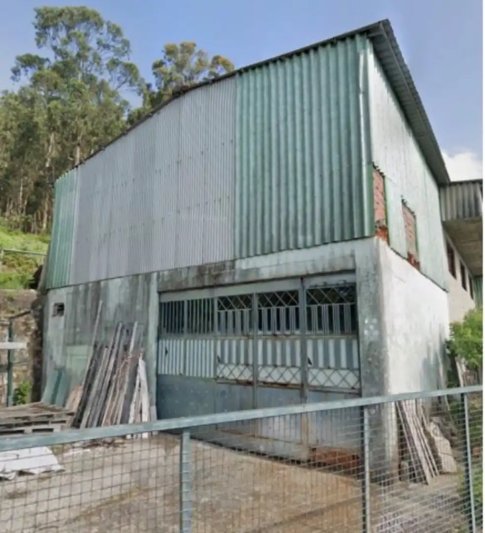 Vista exterior de Nave industrial en venta en Vilaboa