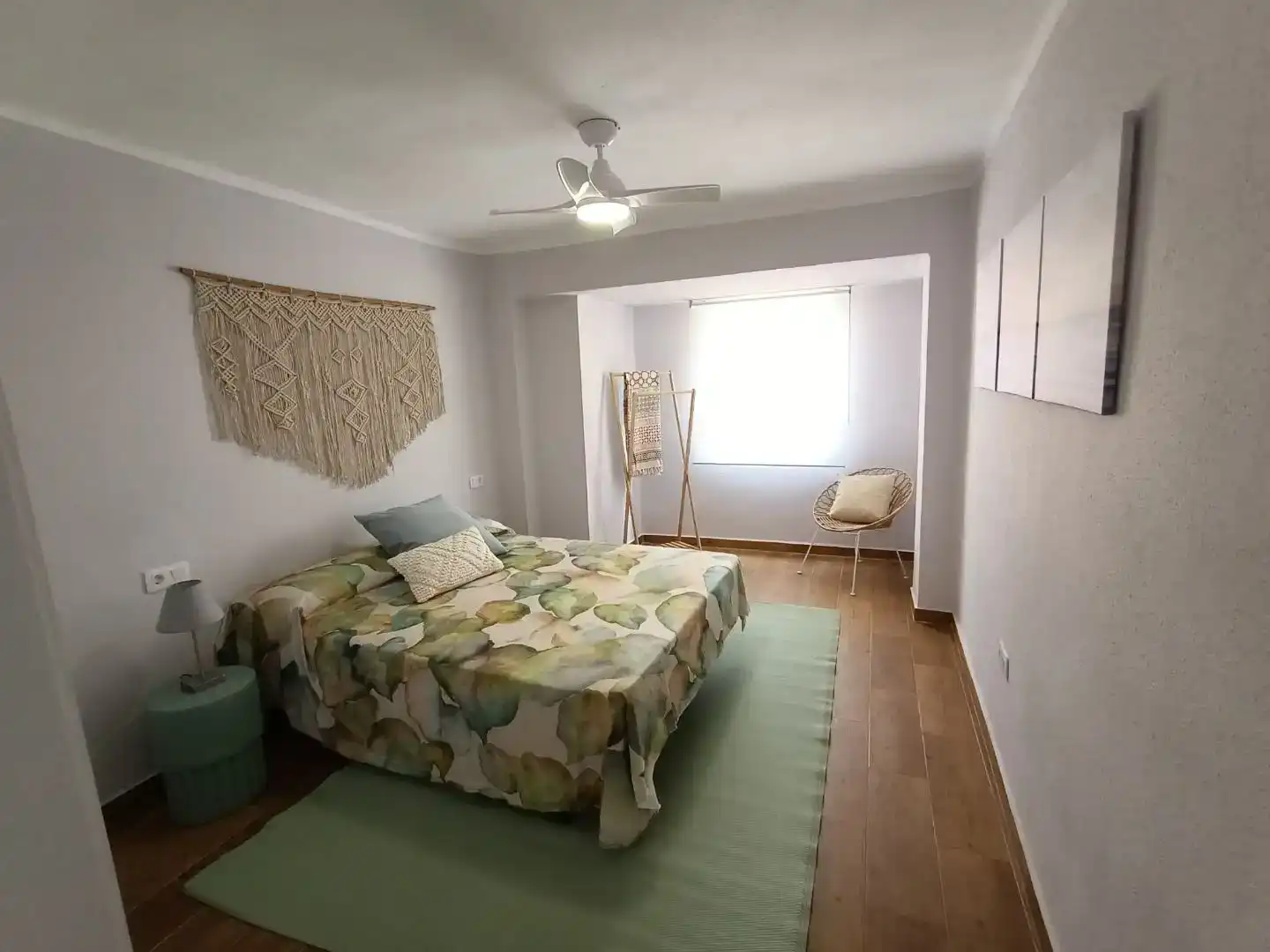 Schlafzimmer von Wohnung zur Miete in Cullera mit Klimaanlage und Möbliert
