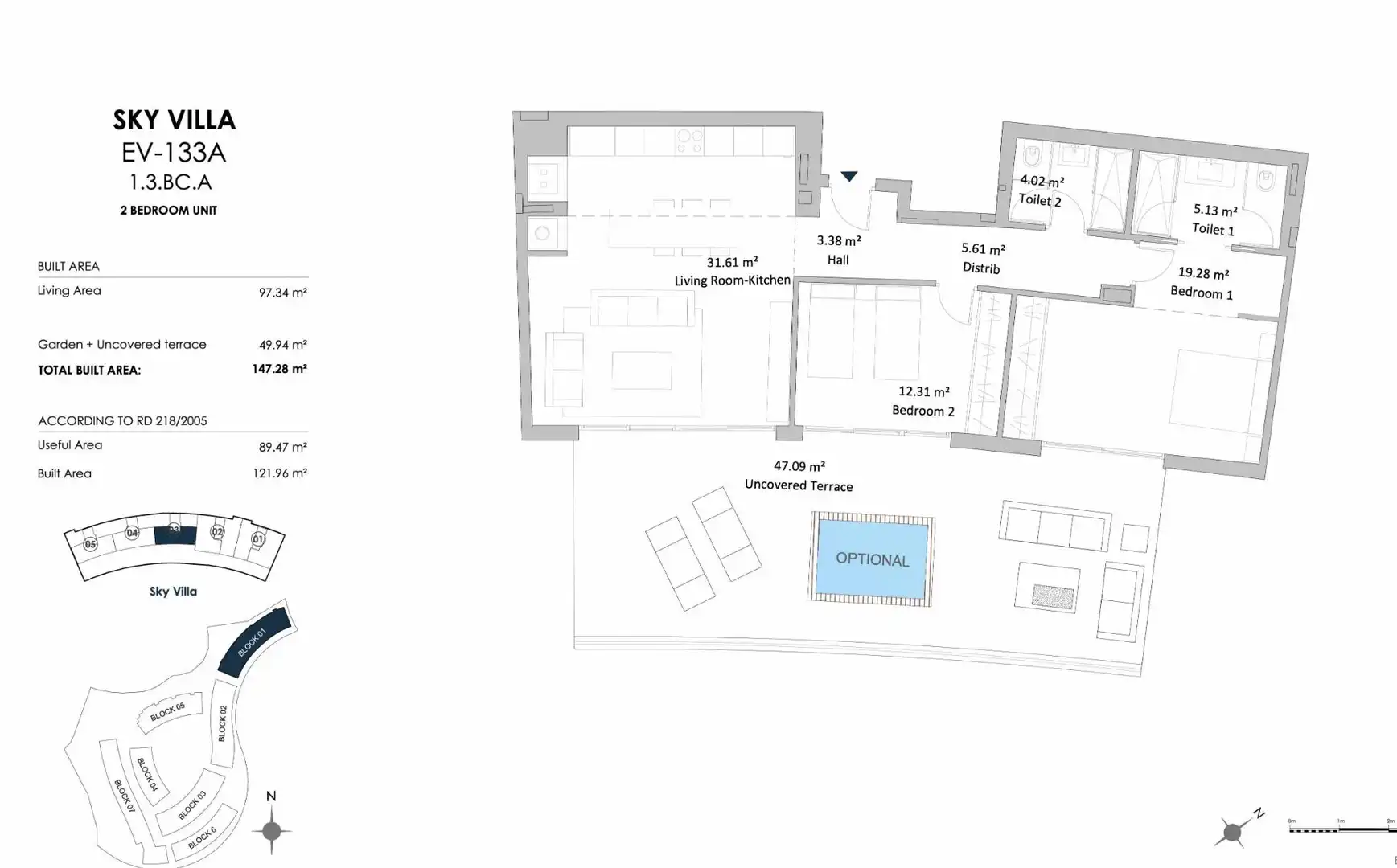 Penthouse with pool for sale in Torreblanca del Sol, imagen 21