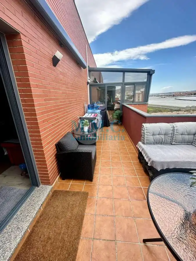 Terrace of Attic for sale in Roquetas de Mar  with Air Conditioner, Terrace and Furnished