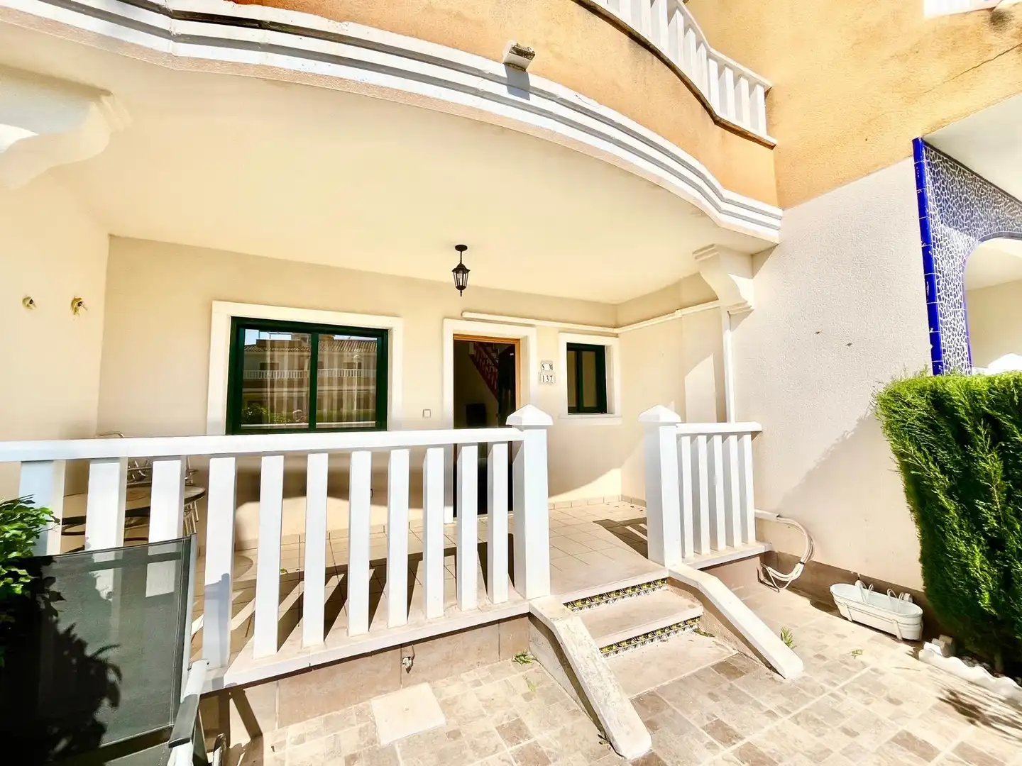 Terraza de Casa o chalet de alquiler en Rojales con Aire acondicionado, Piscina y Amueblado