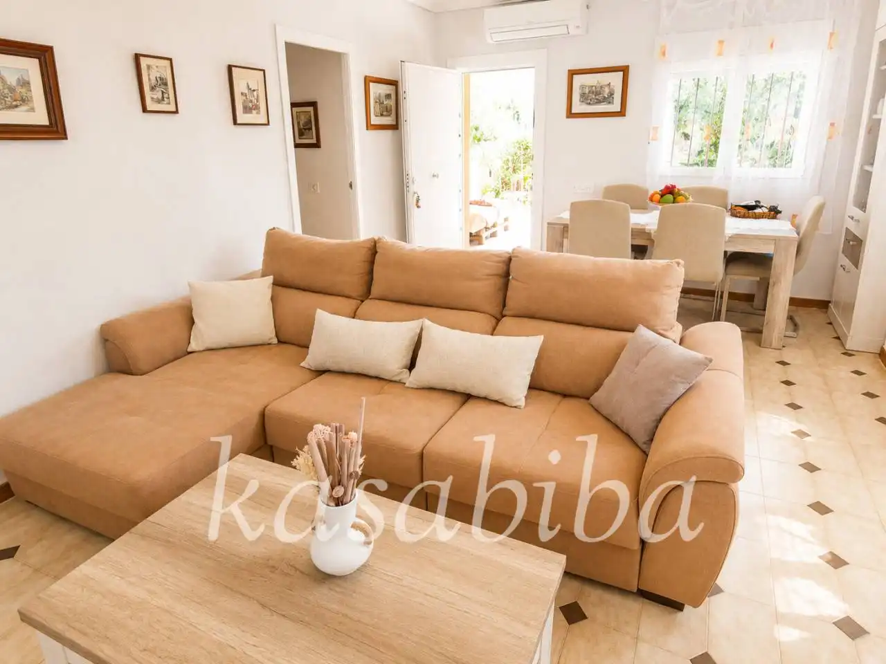 Sala d'estar de Casa o xalet en venda en Albalat dels Tarongers amb Aire condicionat, Calefacció i Jardí privat