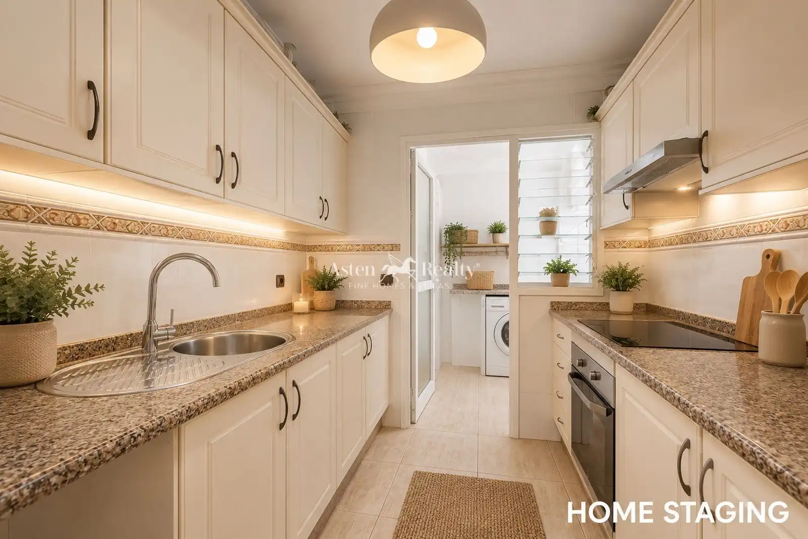 Kitchen of Flat for sale in Adeje  with Terrace, Storage room and Furnished