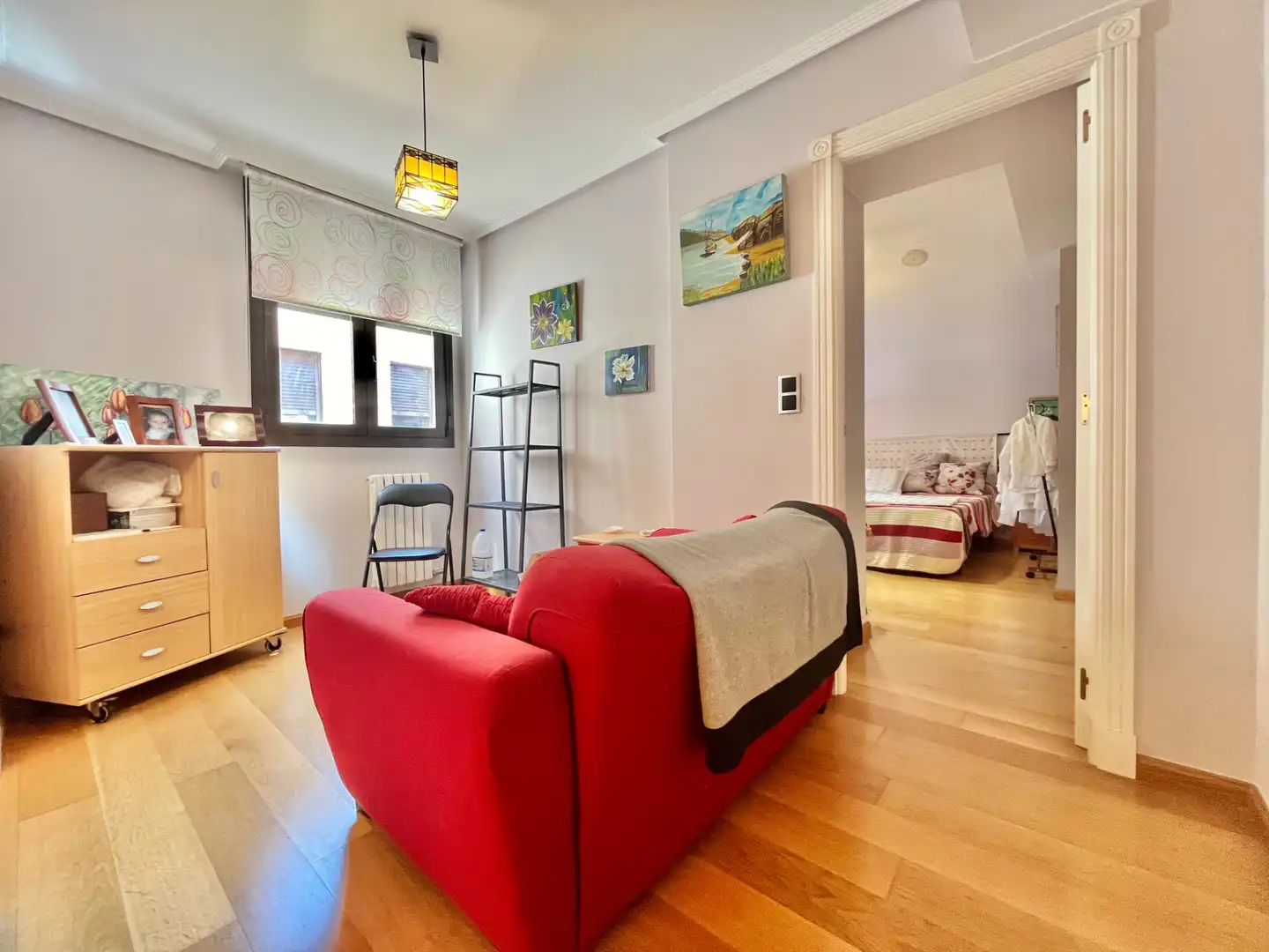 Wohnzimmer von Maisonette zum Verkauf in Zaragoza mit Klimaanlage, Heizung und Parkett