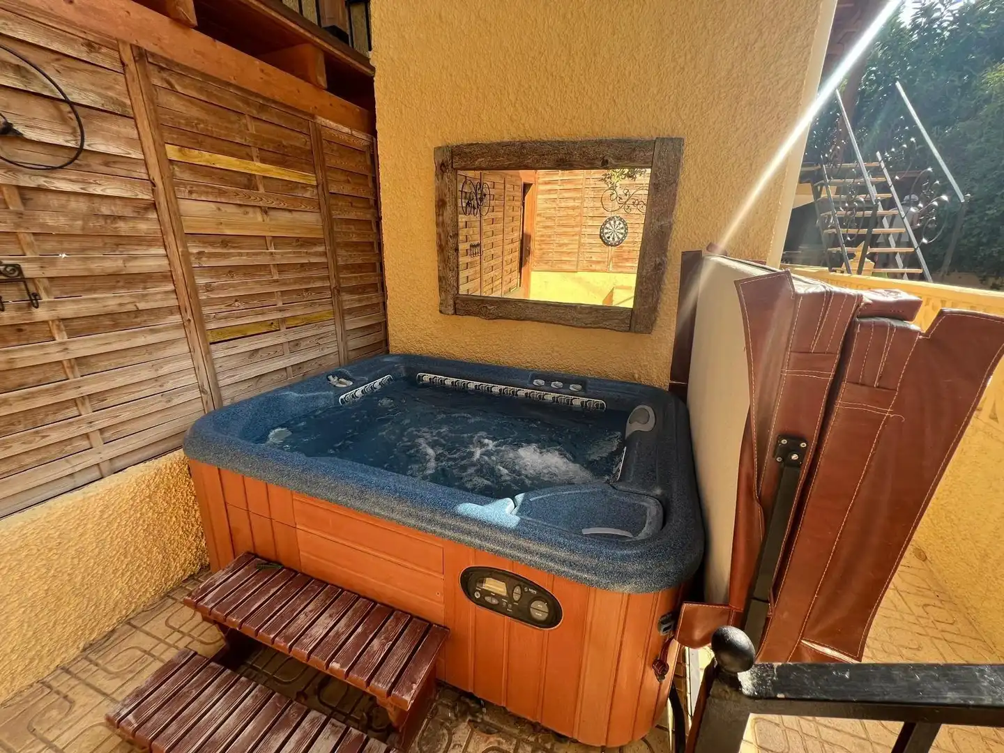Terrassa de Casa o xalet de lloguer en L'Alfàs del Pi amb Aire condicionat, Jardí privat i Terrassa