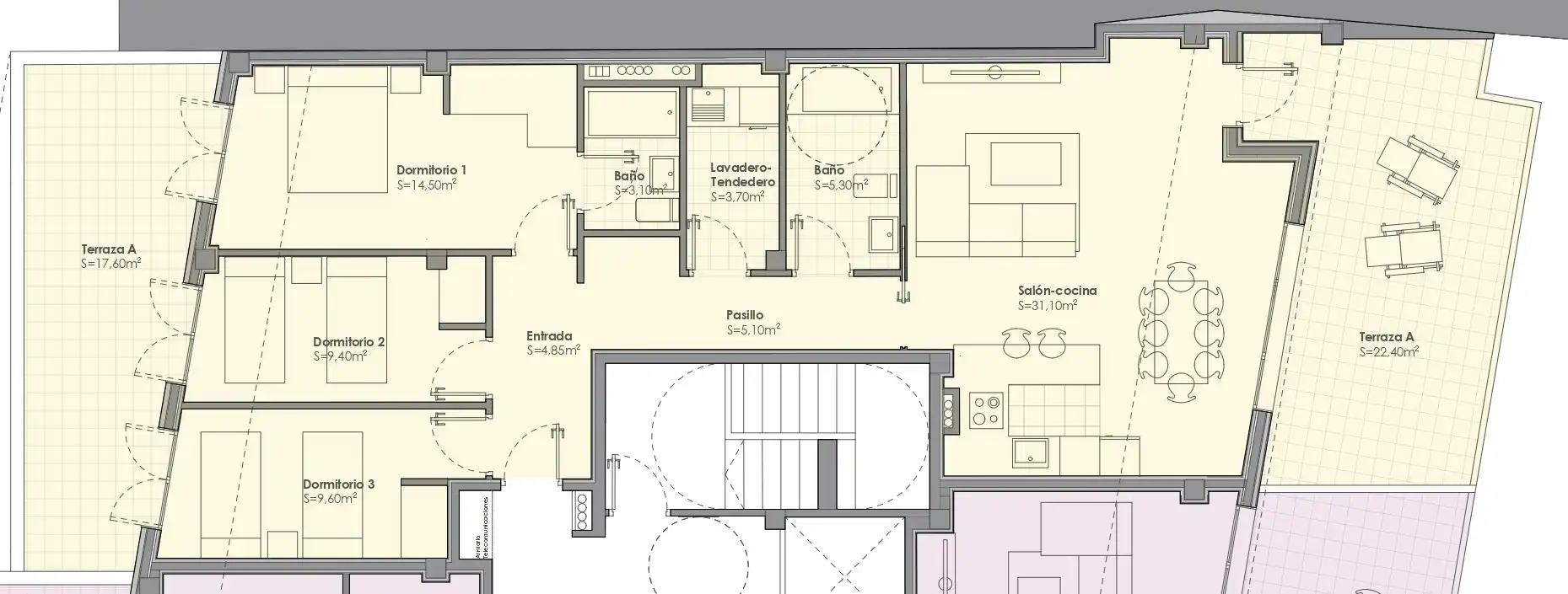 Attic for sale in Marín  with Heating, Parquet flooring and Terrace