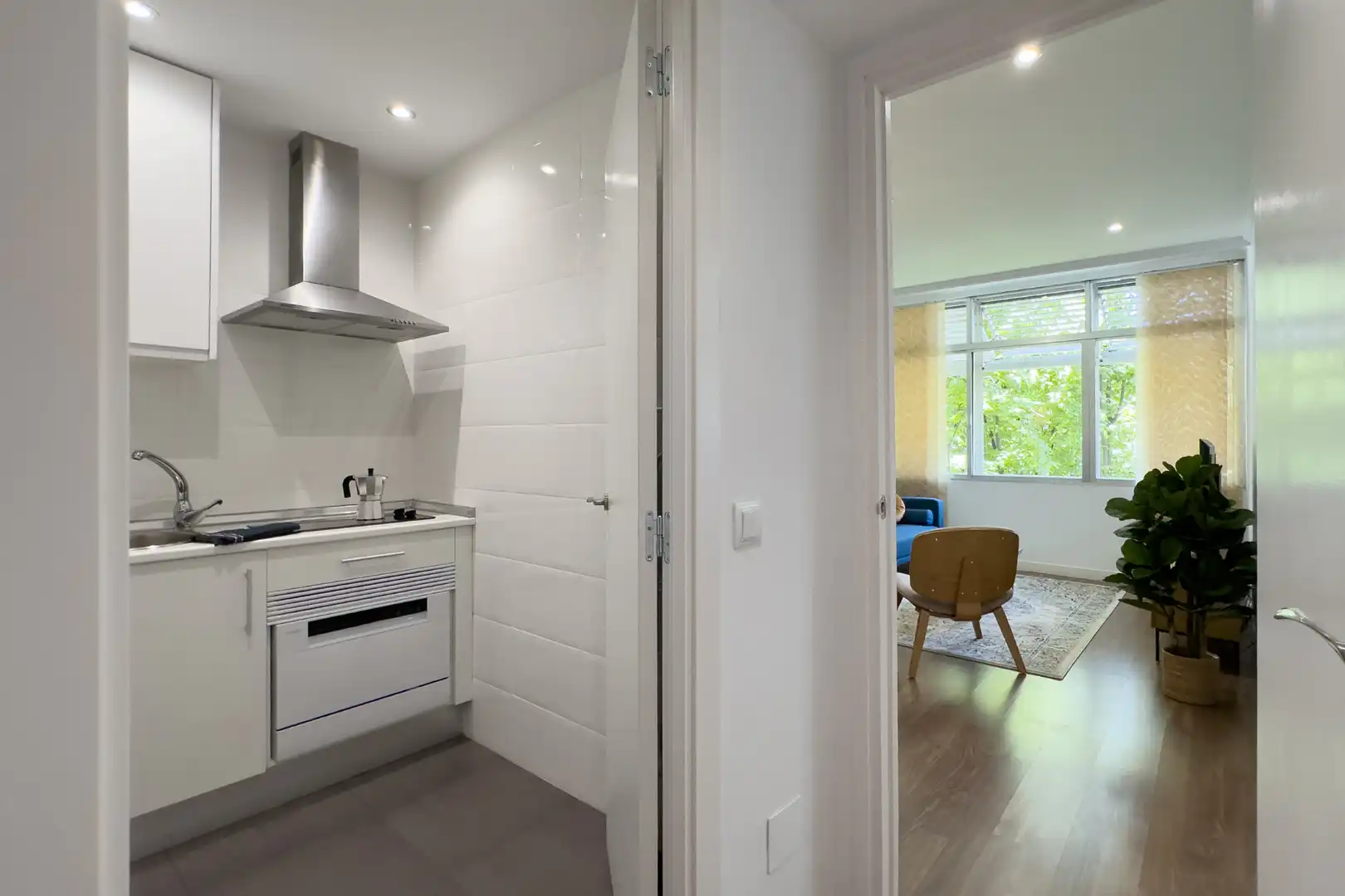 Kitchen of Apartments for rent in Madrid  with Air Conditioner, Heating and Furnished