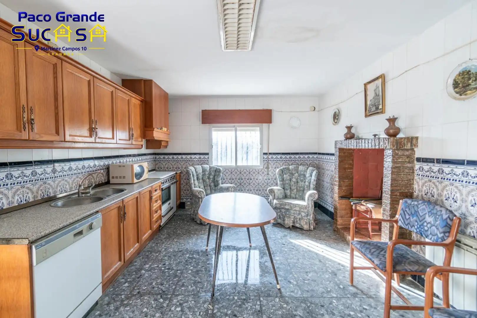 Cocina de Casa o chalet en venta en Vegas del Genil con Calefacción, Jardín privado y Terraza