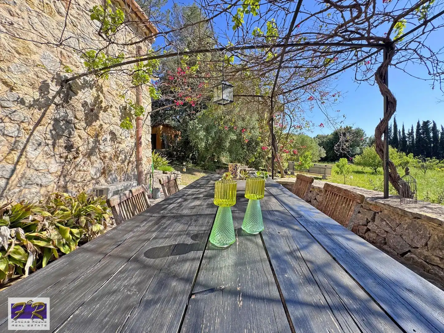 Jardín de Finca rústica en venta en Búger con Aire acondicionado, Terraza y Trastero