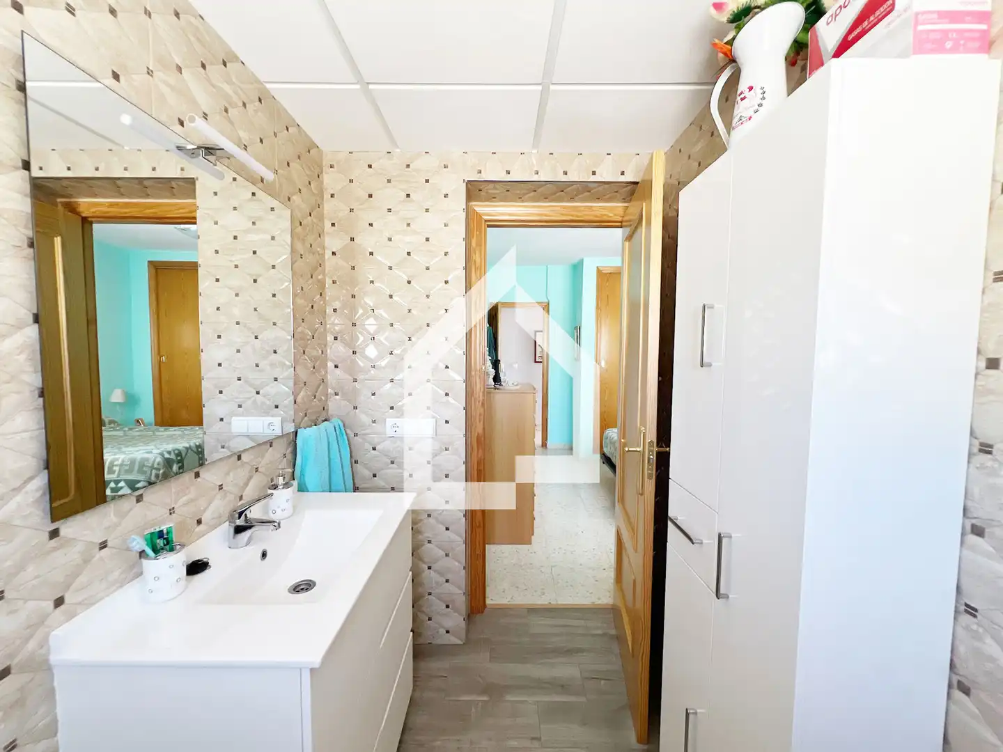 Baño de Casa o chalet en venta en Tibi con Jardín privado, Terraza y Trastero