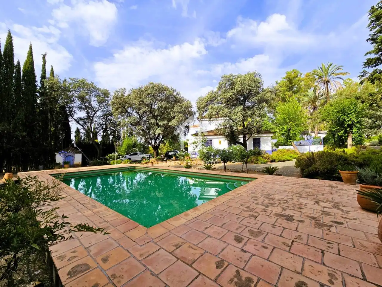 Swimming pool of Houses for sale in Villanueva de Tapia  with Air Conditioner, Heating and Private garden