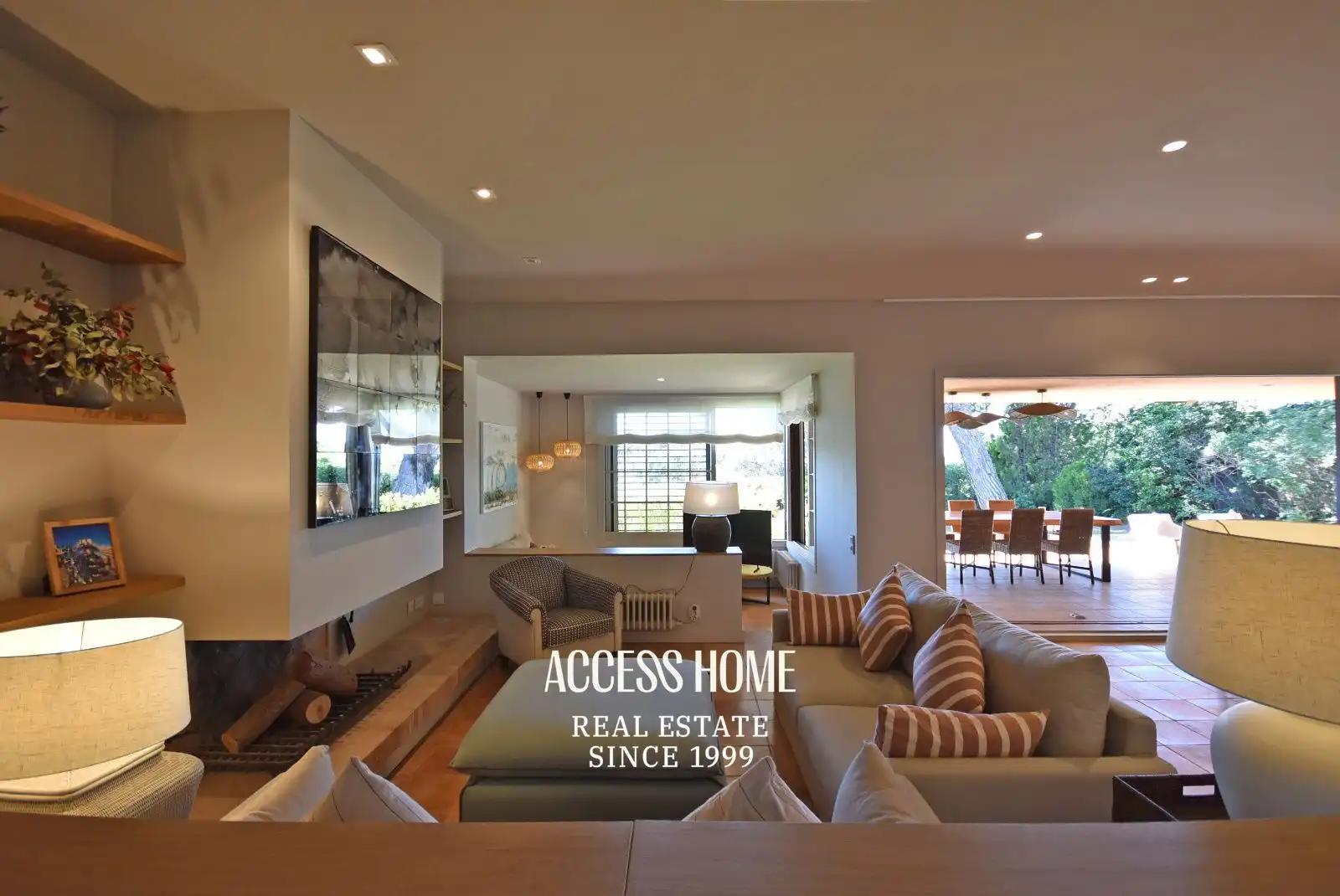 Living room of Houses for rent in Sant Vicenç de Montalt  with Air Conditioner, Heating and Swimming Pool