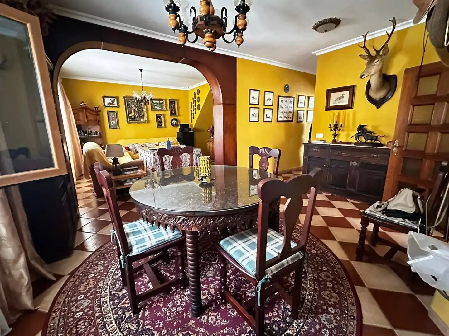 Dining room of Houses for sale in Algeciras  with Terrace and Community pool