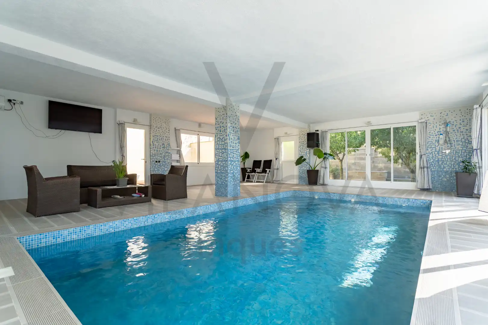Piscina de Casa o chalet en venta en Cabra del Camp con Aire acondicionado, Calefacción y Jardín privado