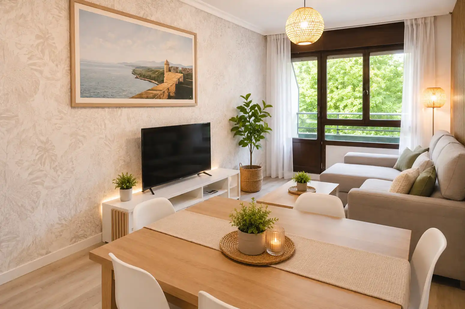 Sala de estar de Piso en venta en Langreo con Calefacción, Terraza y Trastero