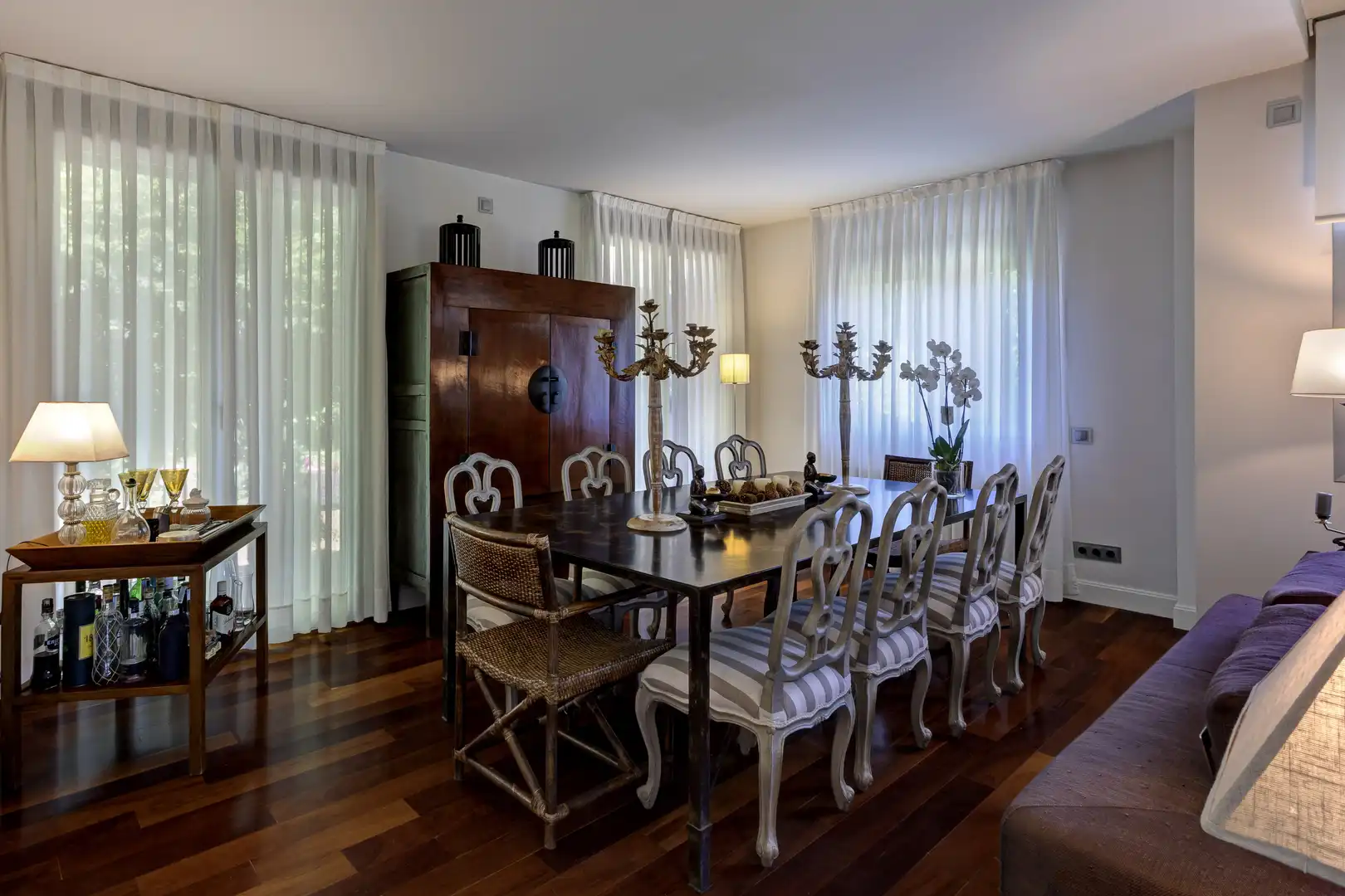 Dining room of Houses for sale in Real Sitio de San Ildefonso  with Air Conditioner, Heating and Private garden