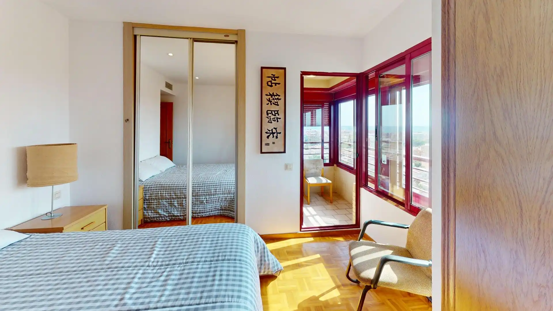 Habitación de Piso de alquiler en Valencia con Aire acondicionado, Parquet y Amueblado