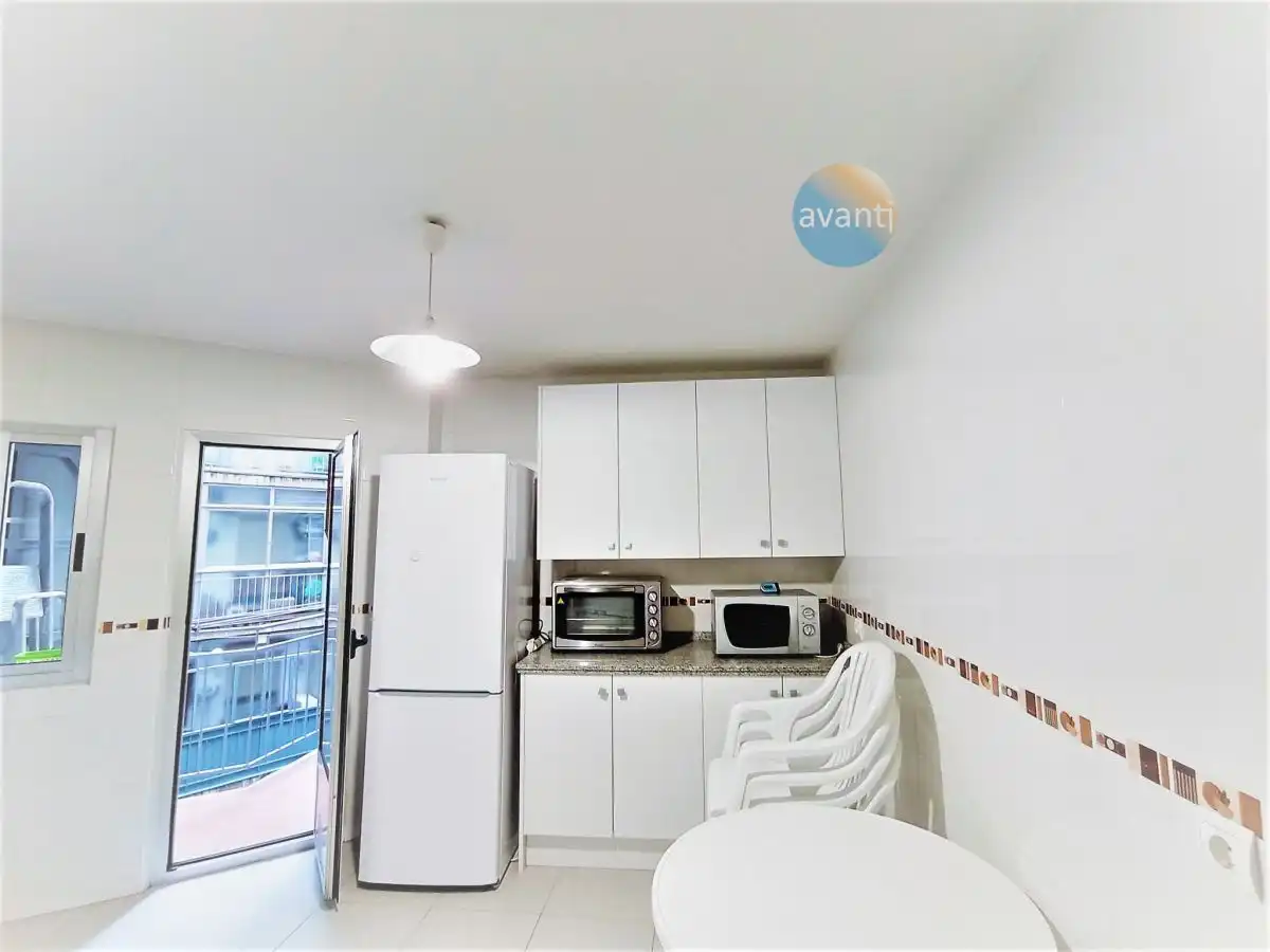 Kitchen of Flat for rent in Salamanca  with Heating, Terrace and Furnished