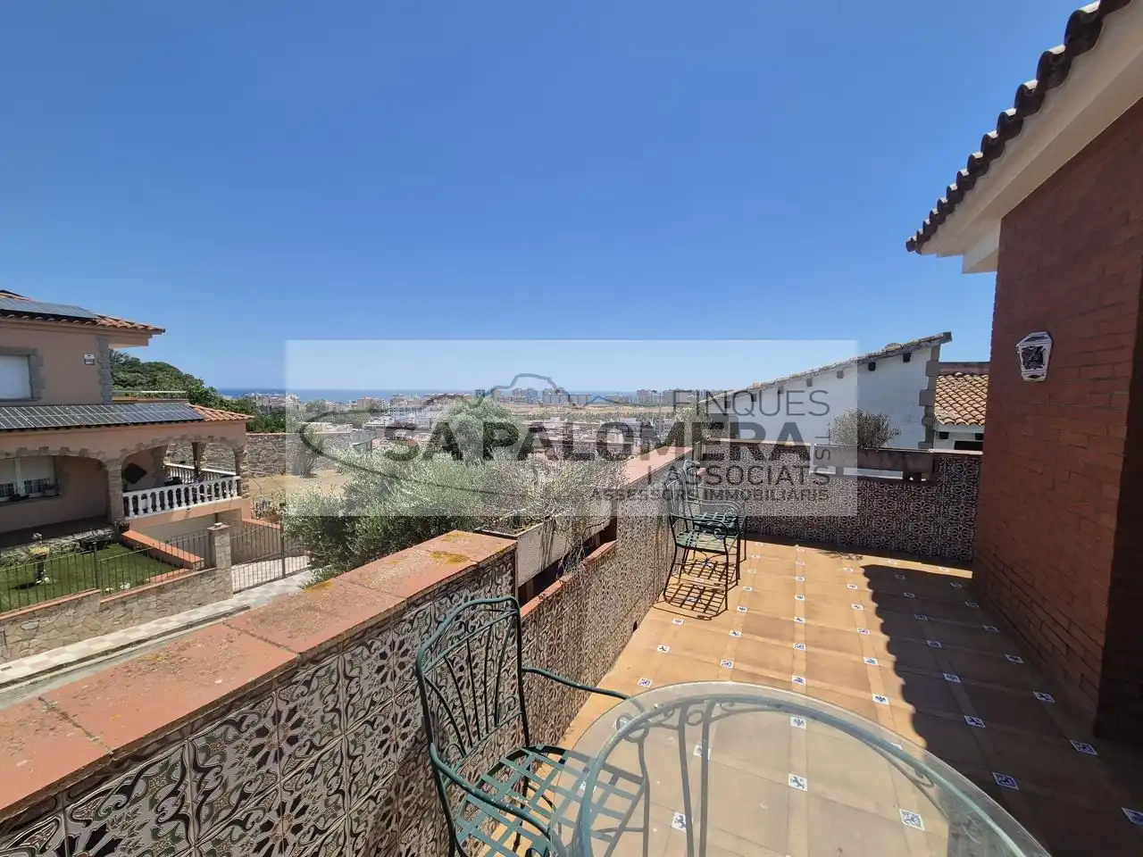 Terraza de Casa o chalet en venta en Blanes con Aire acondicionado, Jardín privado y Terraza