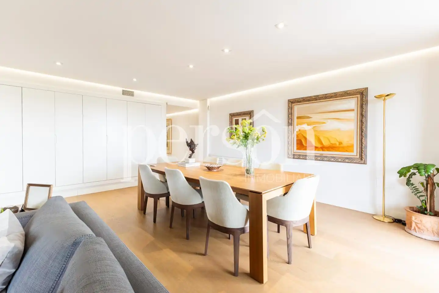 Comedor de Piso de alquiler en Valencia con Aire acondicionado, Terraza y Amueblado