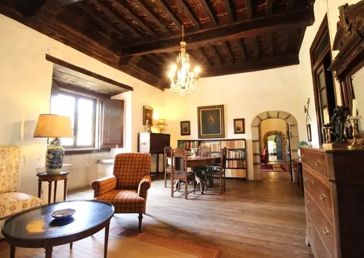 Living room of Houses for sale in Salas  with Furnished