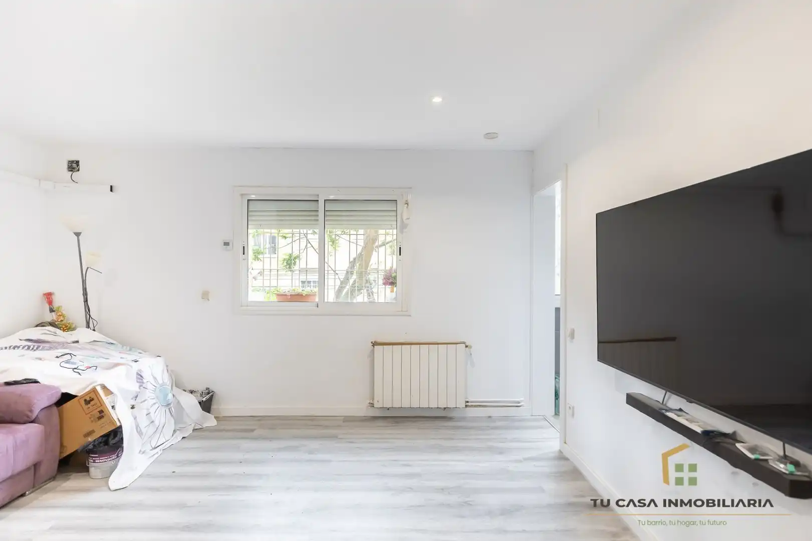 Sala de estar de Piso en venta en Badalona con Aire acondicionado