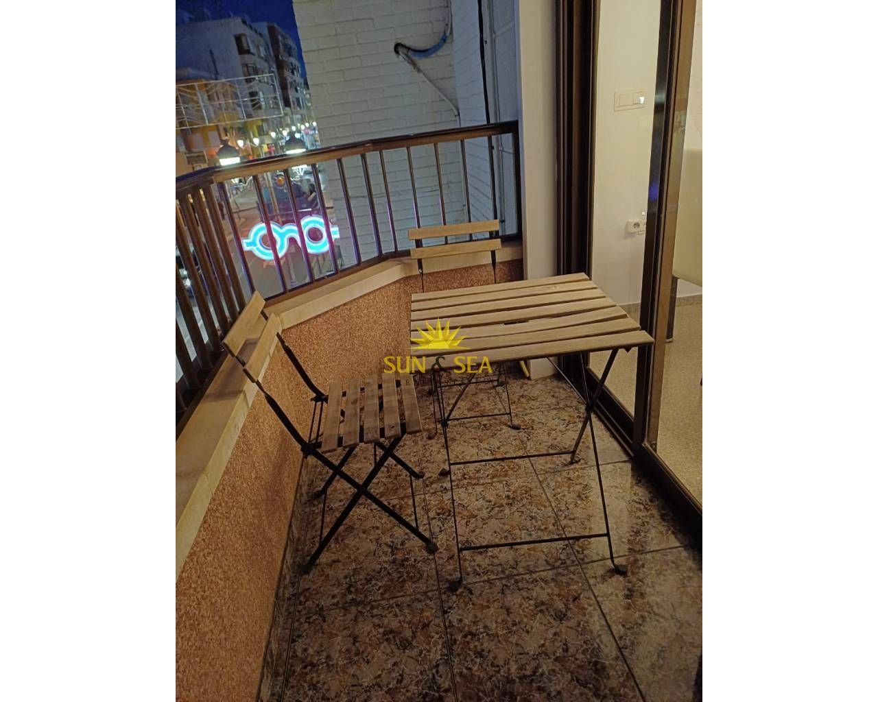 Balcony of Flat to rent in Guardamar del Segura  with Air Conditioner, Heating and Furnished