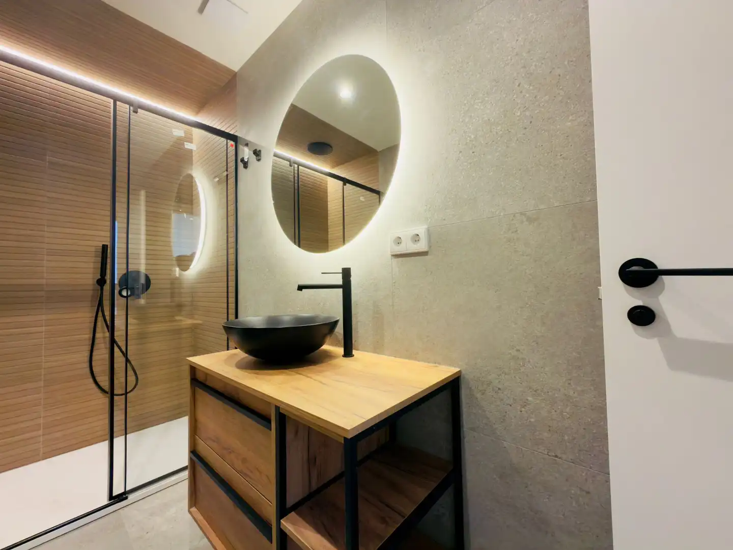 Badezimmer von Wohnung zur Miete in Bonrepòs i Mirambell mit Klimaanlage, Heizung und Möbliert