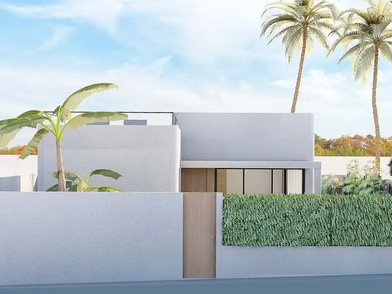 Vista exterior de Casa o chalet en venta en Rojales con Jardín privado, Terraza y Piscina