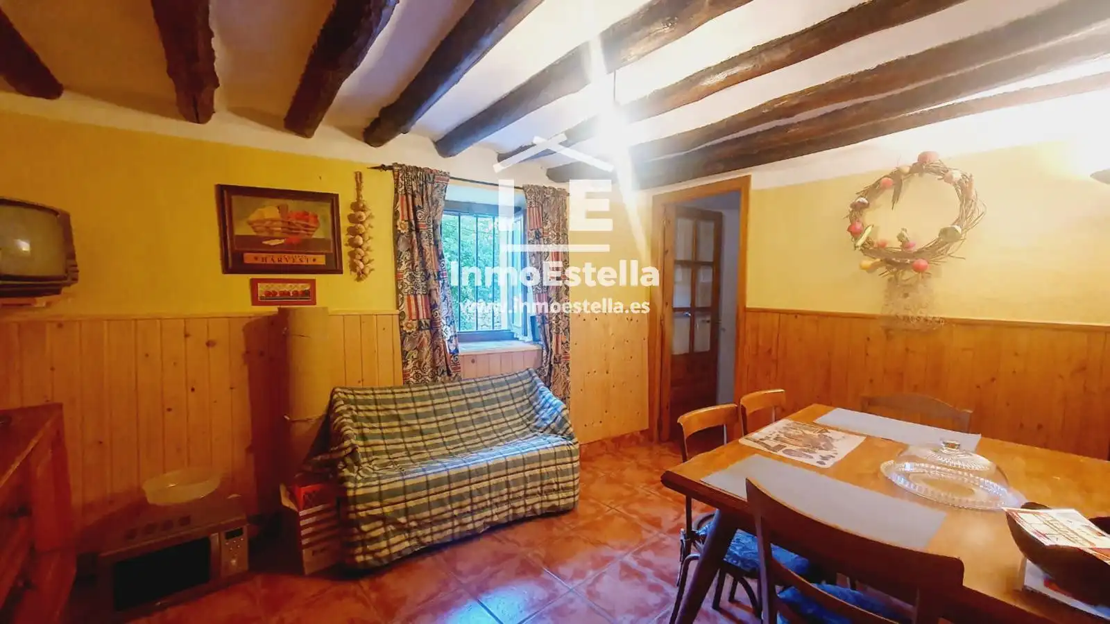 Vista exterior de Casa adosada en venta en Allo con Calefacción, Jardín privado y Terraza