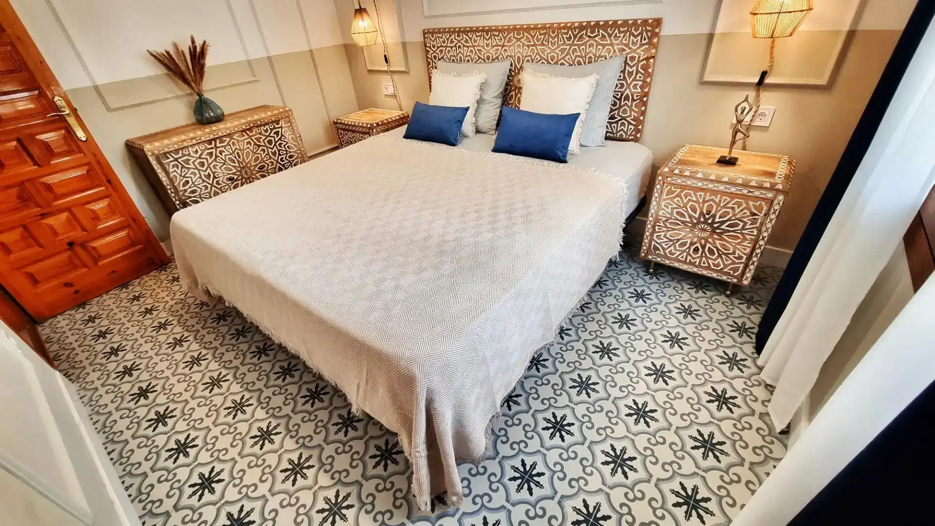 Dormitori de Apartament en venda en Vera amb Aire condicionat, Jardí privat i Parquet