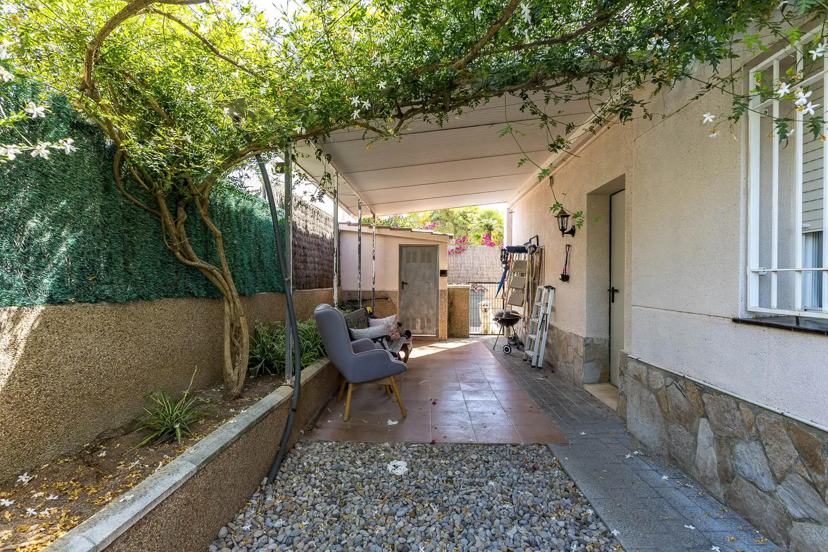 Terraza de Casa o chalet en venta en Cubelles con Aire acondicionado, Calefacción y Jardín privado