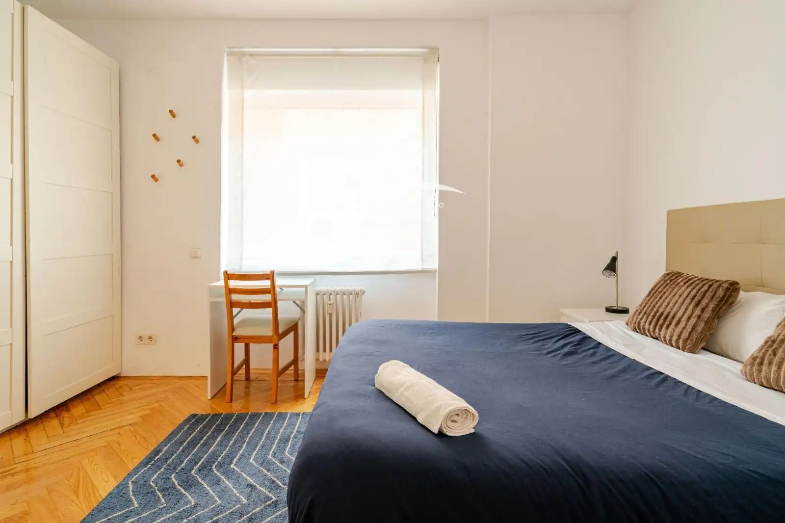 Habitación de Piso de alquiler en Madrid con Aire acondicionado, Calefacción y Amueblado