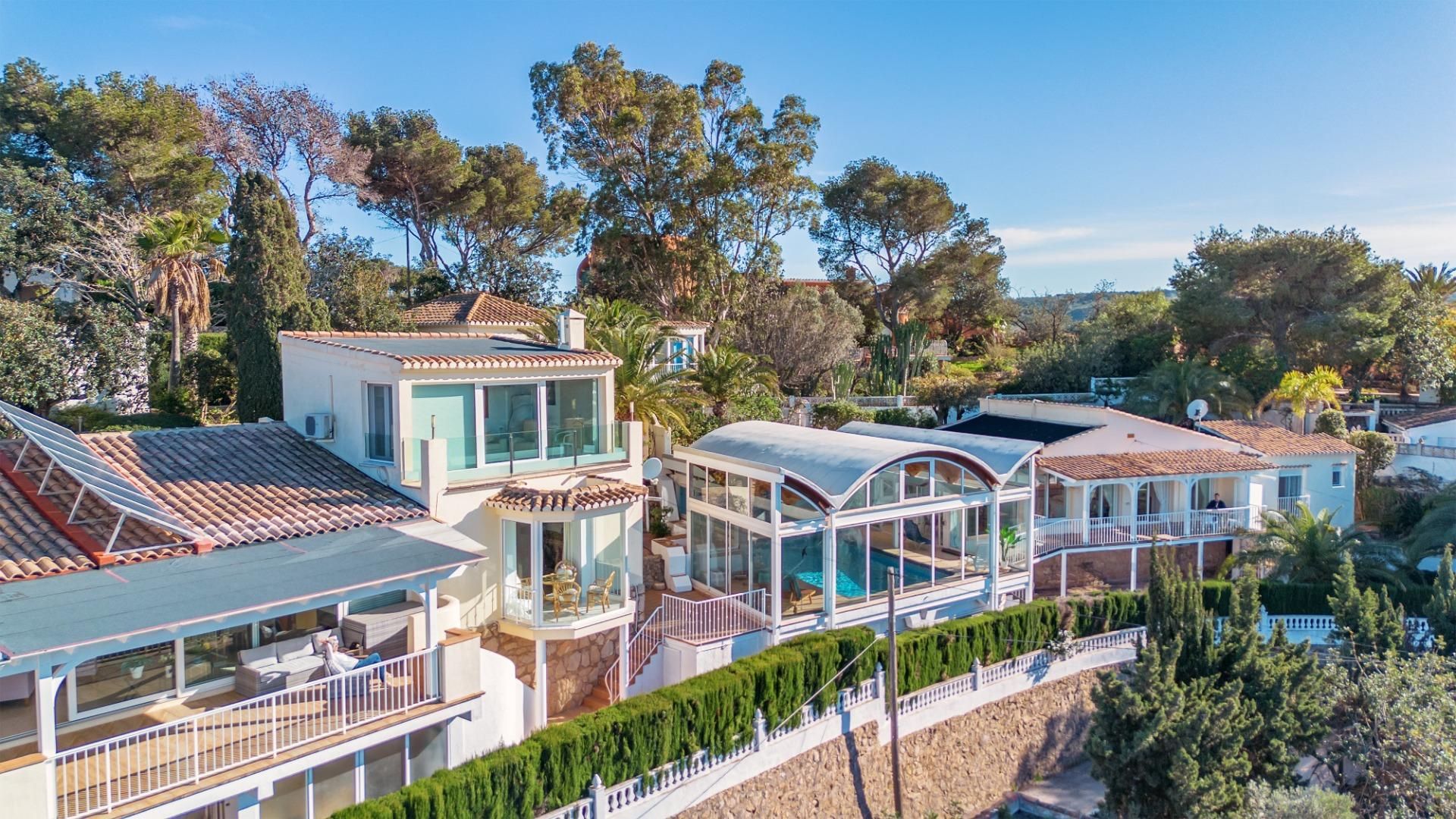 Vista exterior de Casa o chalet en venta en Dénia con Aire acondicionado, Calefacción y Jardín privado