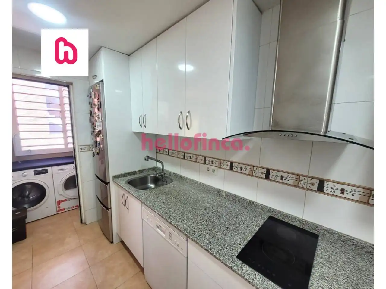 Küche von Wohnung zum Verkauf in Sant Celoni mit Klimaanlage, Heizung und Balkon