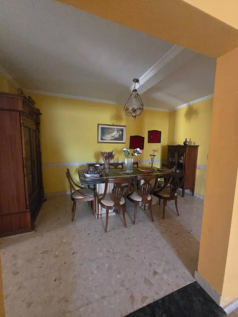 Comedor de Casa adosada en venta en Roquetas de Mar con Aire acondicionado, Jardín privado y Amueblado