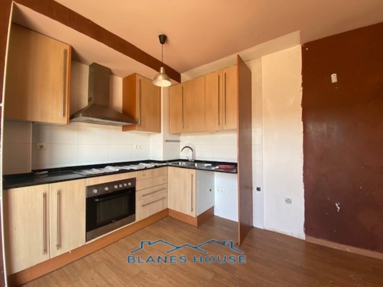 Kitchen of Flat for sale in Blanes  with Parquet flooring and Terrace
