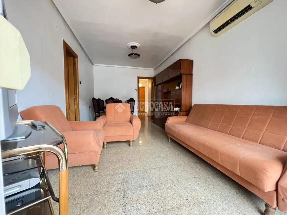 Sala de estar de Piso en venta en Xirivella con Aire acondicionado y Terraza