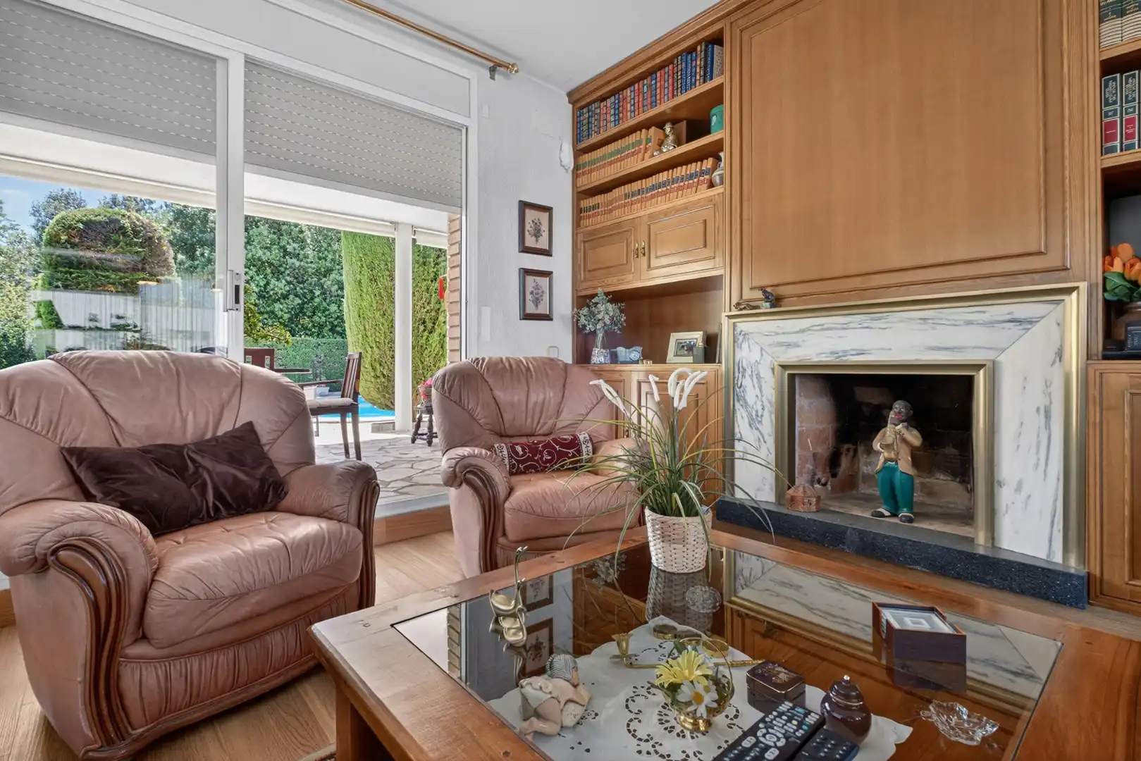 Wohnzimmer von Haus oder Chalet zum Verkauf in Quart mit Klimaanlage, Heizung und Abstellraum