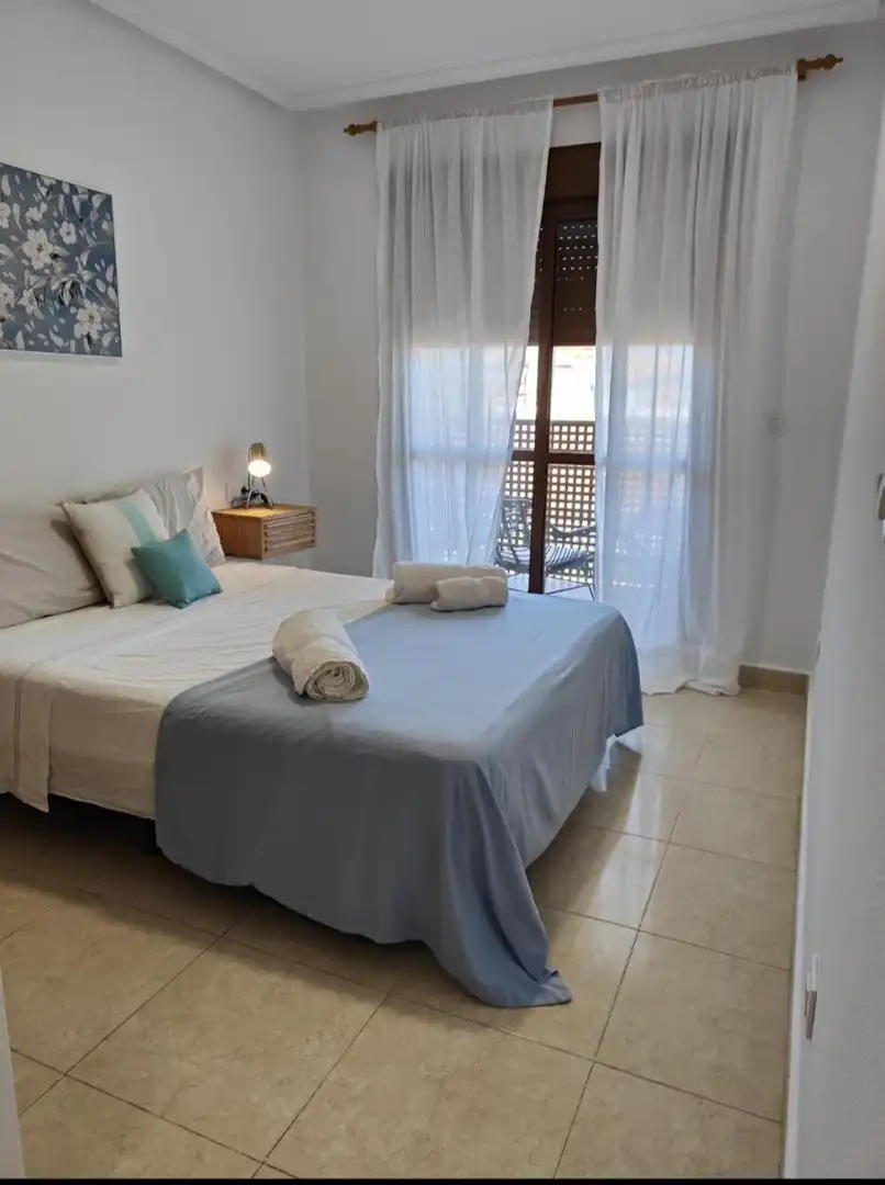 Bedroom of Apartments for rent in San Pedro del Pinatar  with Air Conditioner, Swimming Pool and Furnished