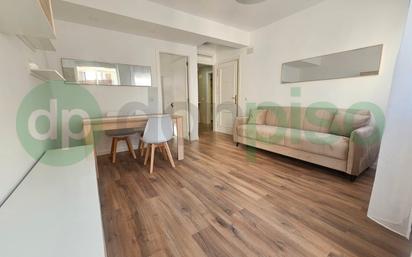 Living room of Flat to rent in  Madrid Capital  with Air Conditioner, Heating and Parquet flooring
