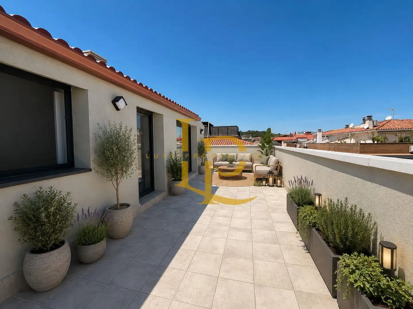 Terraza de Ático en venta en Terrassa con Aire acondicionado, Calefacción y Parquet