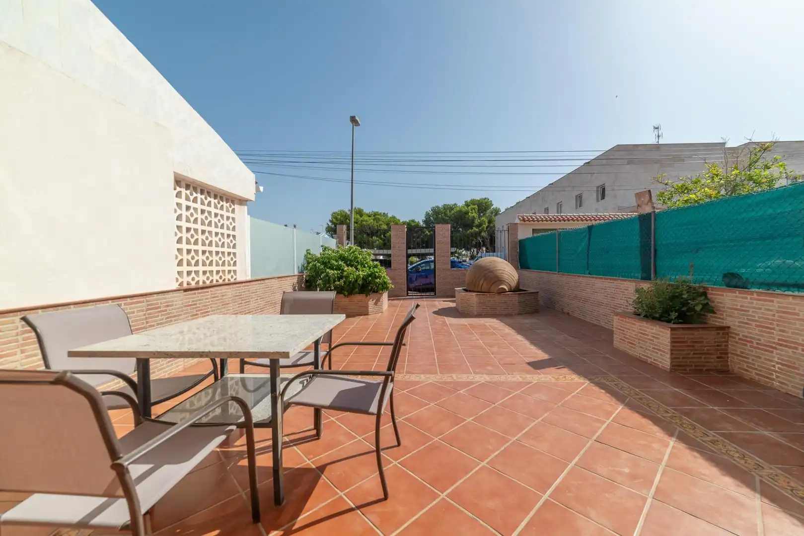 Terraza de Casa adosada en venta en San Javier con Jardín privado, Trastero y Amueblado