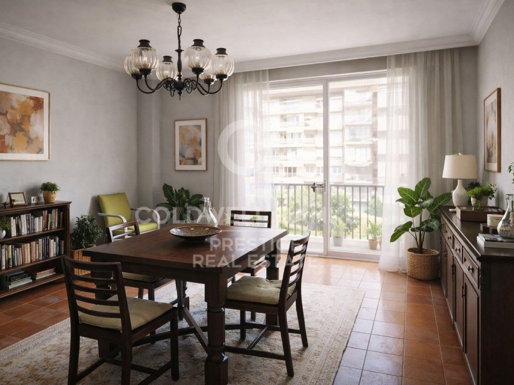 Menjador de Pis en venda en  Barcelona Capital amb Terrassa